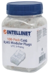 Imagen de PLUG RJ45 CAT 6 UTP SOLIDO 100 PZAS