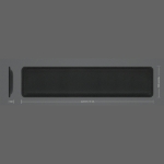 Imagen de *Descansa munecas para teclado 44.5 x 10 cm, antiderrapante, memory foam