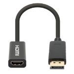 Imagen de Adaptador activo DisplayPort macho a HDMI hembra, 4K a 60 Hz