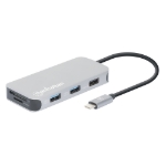 Imagen de Docking Station para conexión USB-C 8 en 1 con entrega de energía