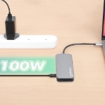 Imagen de Docking Station para conexión USB-C 8 en 1 con entrega de energía