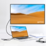 Imagen de Docking Station para conexión USB-C 8 en 1 con entrega de energía