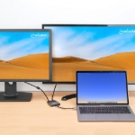Imagen de Docking Station de USB-C a HDMI y VGA, 4 en 1, con suministro de energía