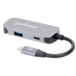 Imagen de Docking Station USB-C a HDMI, 3 en 1 con suministro de energía