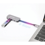 Imagen de Docking Station USB-C a HDMI, 3 en 1 con suministro de energía