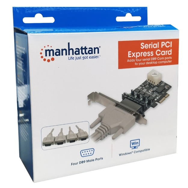 Imagen de Tarjeta Serial PCI Express de 4 puertos