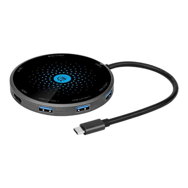 Imagen de Docking USB-C con base de carga inalámbrica