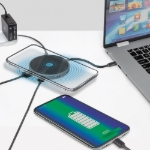 Imagen de Docking USB-C con base de carga inalámbrica