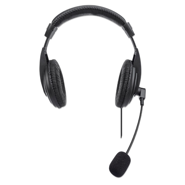 Imagen de AUDIFONO C/MICROFONO USB MEDIANO, CONTROL INTEGRADO