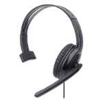 Imagen de *AUDIFONO C/MICROFONO USB, MONOAURAL, CONTROL DE VOLUMEN