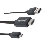 Imagen de Cable MHL Micro USB a HDMI, + USB-A p/alimentacion