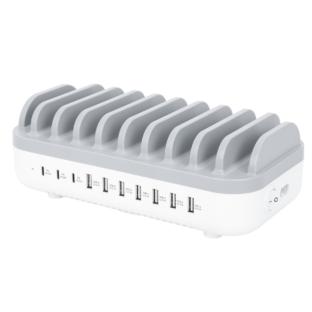 Imagen de Estación de carga de 10 puertos USB - 120 W