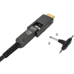 Imagen de Cable Óptico Activo HDMI a HDMI con conector HDMI desmontable, Clasificación Plenum