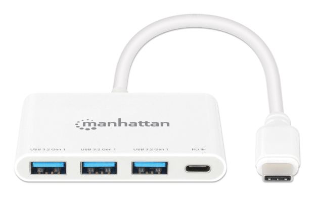 Imagen de Hub USB-C 3.2 Gen 1 de 3 puertos, con suministro de energía