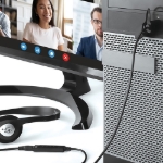 Imagen de Cable adaptador auxiliar de audio estéreo 2 en 1 USB-C y USB-A a 3.5 mm
