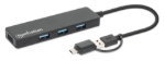 Imagen de Hub de 4 puertos USB-A 3.2 Gen 1 con conector adaptable de USB-A a USB-C