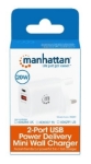 Imagen de Cargador Pared  20W, USB-C PD (20W) y USB-A QC (18W)