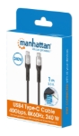 Imagen de Cable USB-C de carga USB4Thunderbolt 4, 40 Gbps 8K Vídeo y 240 W / PD 3.1, 1m