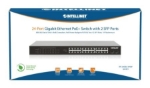 Imagen de PoE Switch GB 24 ptos 19" 30W/pto, 370W, 2 SFP Ports