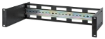 Imagen de Kit de carril DIN ajustable para rack 19", 2U