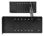 Imagen de Kit de carril DIN ajustable para rack 19", 2U