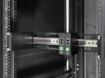 Imagen de Kit de carril DIN ajustable para rack 19", 2U
