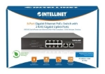 Imagen de PoE Switch GB  8 ptos 32W/pto, 120W, + 2 RJ45