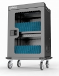 Imagen de Gabinete de carga de 32 ptos USB-C, puerta vidrio