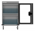 Imagen de Gabinete de carga de 32 ptos USB-C, puerta vidrio