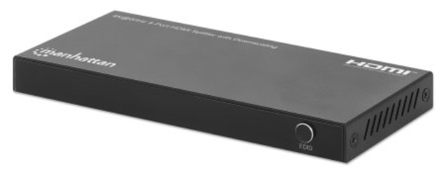 Imagen de Splitter HDMI con 4 puertos 4K y reductor de escala