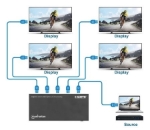 Imagen de Splitter HDMI con 4 puertos 4K y reductor de escala