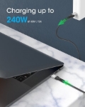 Imagen de Cable USB-C de carga USB4Thunderbolt 4, 40 Gbps 8K Vídeo y 240 W / PD 3.1, 2m