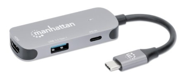 Imagen de Convertidor Docking USB-C a HDMI, 3 en 1 con PD