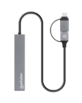 Imagen de Hub de 4 puertos USB-A 3.2 Gen 1 con conector adaptable de USB-A a USB-C