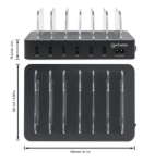 Imagen de Estación de carga USB-A  6 dispositivos 50W
