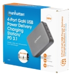 Imagen de Estación de carga PD con 4 puertos USB-C - 240 W