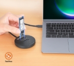 Imagen de Gabinete QuickDock USB-C 2ptos SSD M.2 NVMe