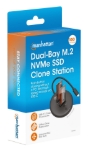 Imagen de Gabinete QuickDock USB-C 2ptos SSD M.2 NVMe