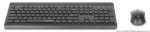 Imagen de Teclado y Mouse Optico Inalambrico 2.4G Negro combo