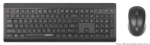 Imagen de Teclado y Mouse Optico Inalambrico 2.4G Negro combo