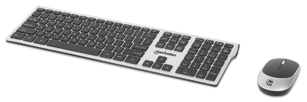 Imagen de Teclado y Mouse Optico Inalambrico 2.4G Negro combo