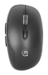 Imagen de Mouse Optico Inalambrico 6 botones Diestro 2.4G Negro