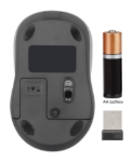 Imagen de Mouse Optico Inalambrico 3 botones 2.4G Negro