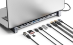Imagen de Docking USB-C 10 ptos con MST, 2xHDMI, 3xUSB-A, USB-C, USB-C PD, RJ45, SD-micro SD