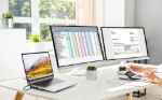 Imagen de Docking USB-C 10 ptos con MST, 2xHDMI, 3xUSB-A, USB-C, USB-C PD, RJ45, SD-micro SD