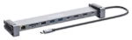 Imagen de Docking USB-C 10 ptos con MST, 2xHDMI, 3xUSB-A, USB-C, USB-C PD, RJ45, SD-micro SD