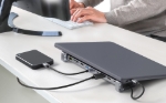 Imagen de Docking USB-C 10 ptos con MST, 2xHDMI, 3xUSB-A, USB-C, USB-C PD, RJ45, SD-micro SD