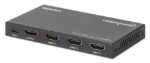 Imagen de Switch HDMI 4K@60Hz, 3 entradas compacto negro