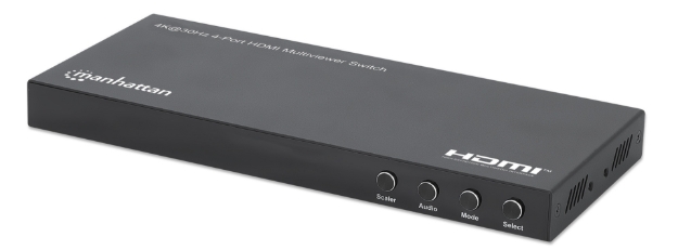 Imagen de Switch multiviewer HDMI de 4 puertos 4K