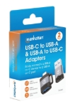 Imagen de Kit de adaptadores USB-C a USB-A y USB-A a USB-C